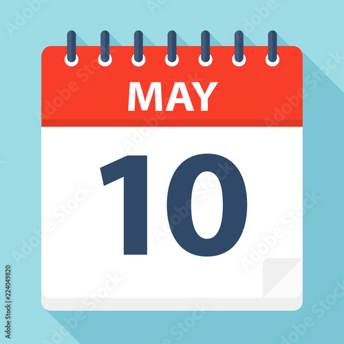 May 10 - Calendar Icon