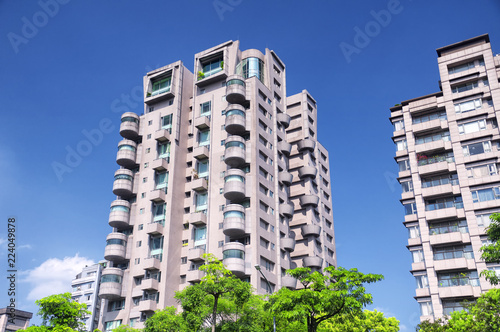 Taipei, Taiwan apartment buildings