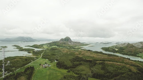 The Torghatten Mountain photo