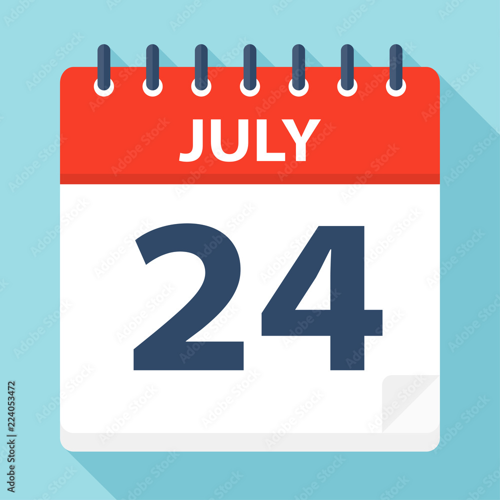 July 24 - Calendar Icon July 24 - Calendar Icon