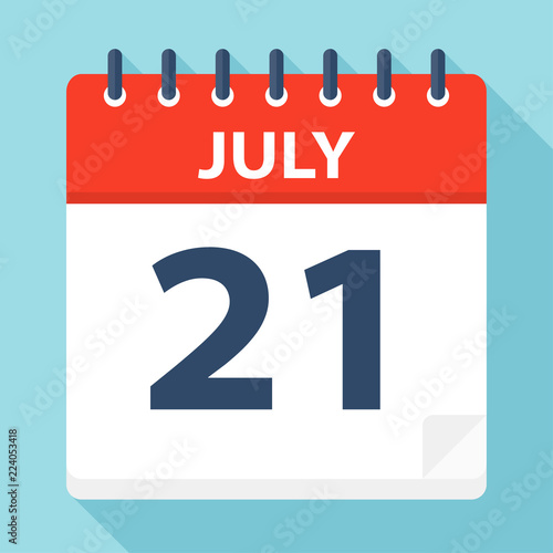 July 21 - Calendar Icon