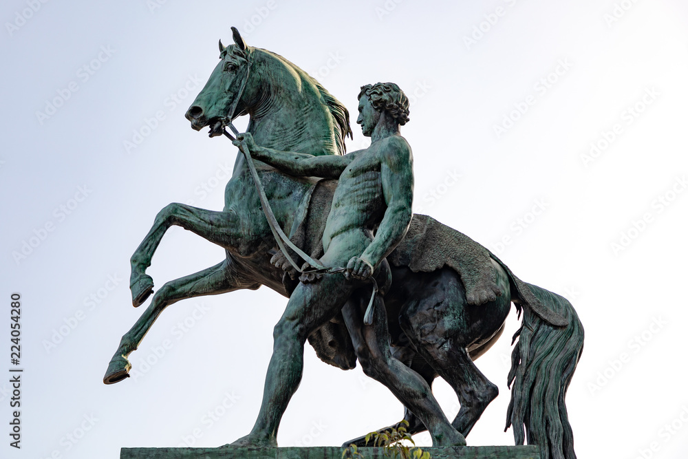 Bronze Horses in Naples, Italy Bronze Horses in Naples, Italy