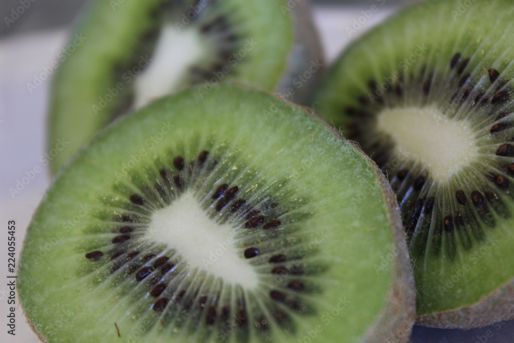 slice of kiwi