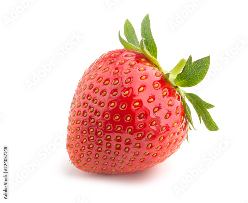 Strawberry isolated on white background.