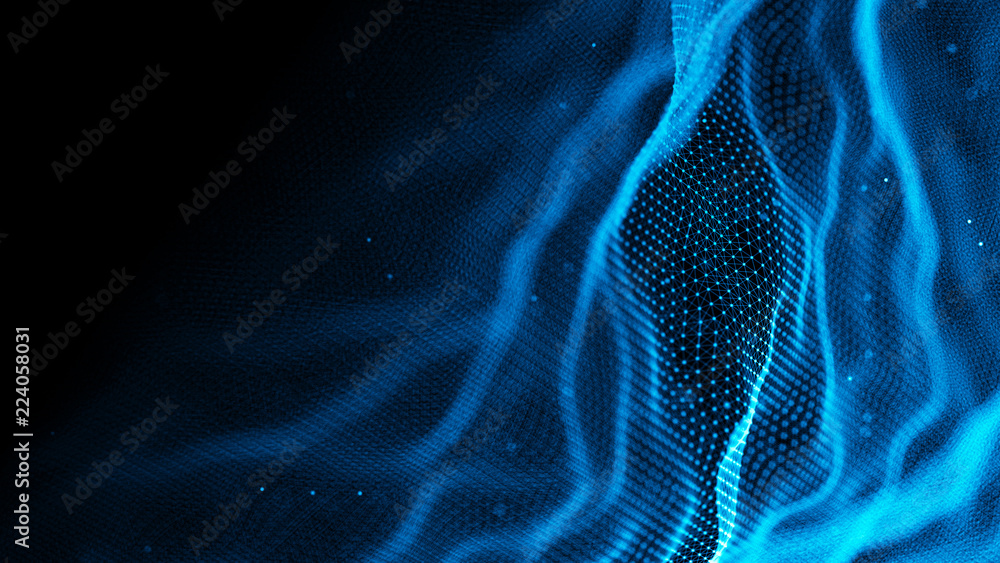 Data technology background. Abstract background. Connecting dots and lines on dark background. 3D rendering. 4k. Data technology background. Abstract background. Connecting dots and lines on dark background. 3D rendering. 4k.