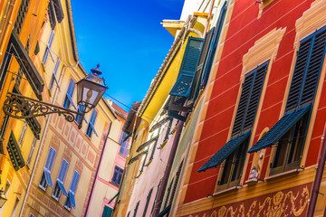 Papier peint photo Ligurie Architecture de Sestri Levante en Ligurie  © monticellllo