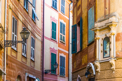 Fotografia Architecture of Sestri Levante, Liguria, Italy