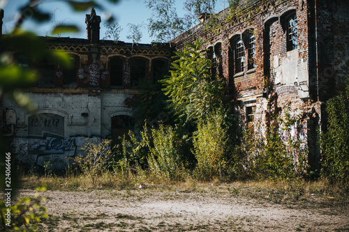 abandoned factory building