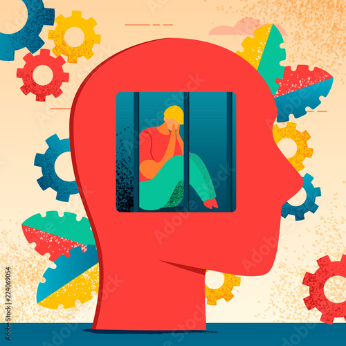 Neurology character depression