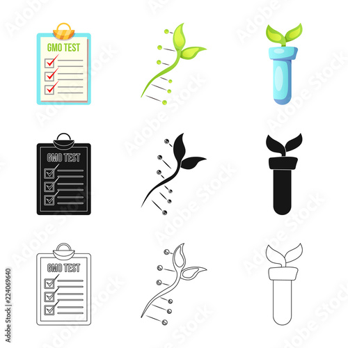 Isolated object of  and  logo. Collection of  and  vector icon for stock.