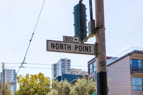 Typical San Francisco downtown street