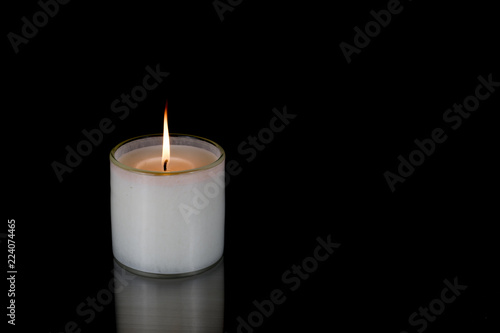 Obraz na płótnie Candle - Lower Left w salonie
