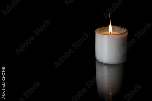 Obraz na płótnie Candle - Upper Right w salonie