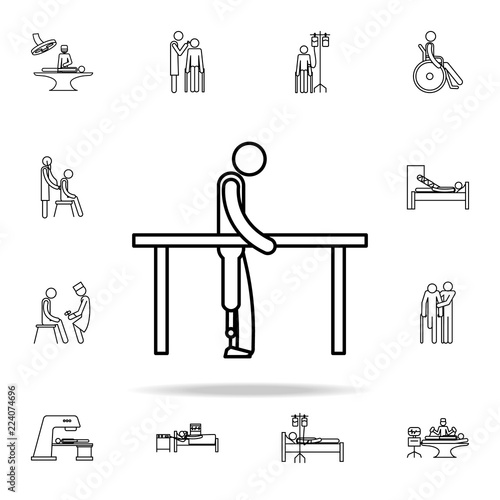 rehabilitation icon. medicine icons universal set for web and mobile