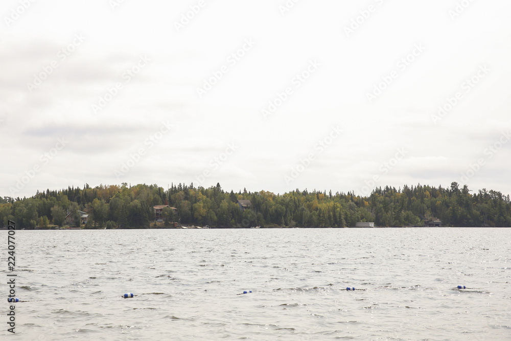 Peacefull landscape view. Lake of the Woods, Kenora, Canada. Peacefull landscape view. Lake of the Woods, Kenora, Canada.