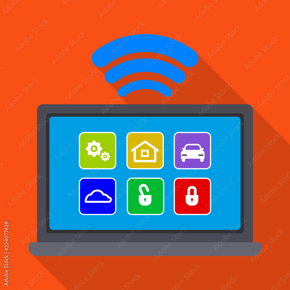 Vector illustration of office and house icon. Set of office and system vector icon for stock. Vector illustration of office and house icon. Set of office and system vector icon for stock.