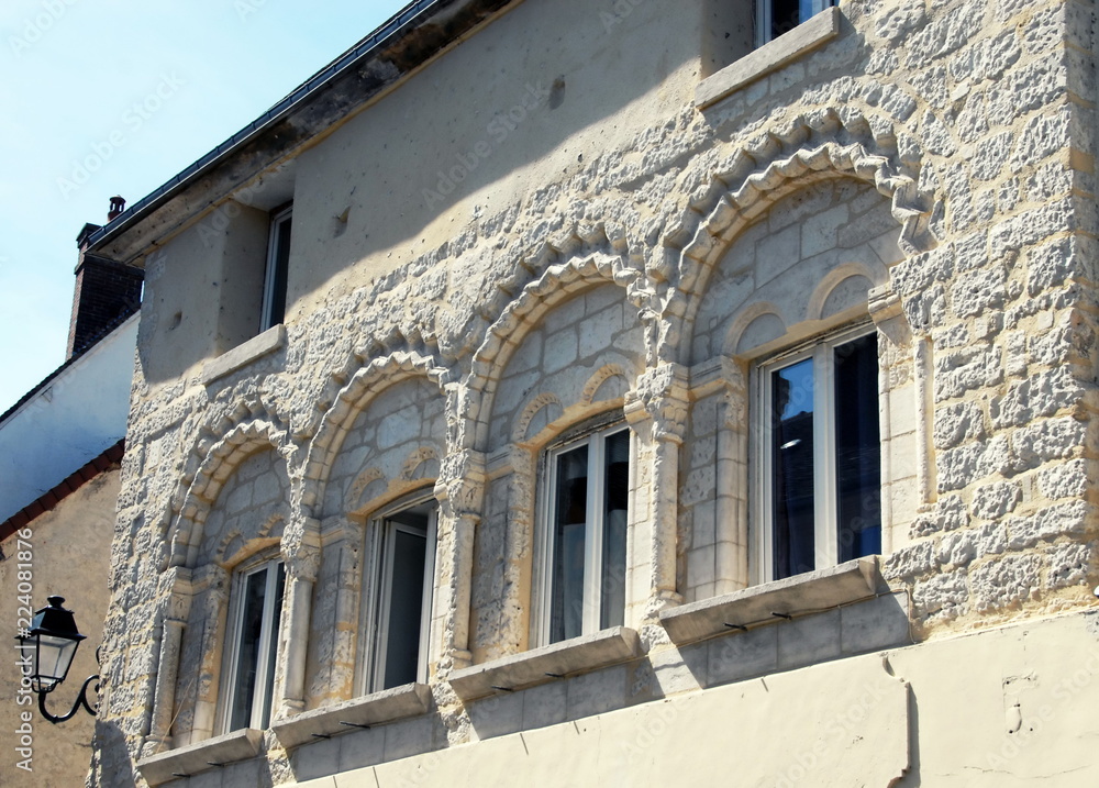 Ville de Dreux, maison romane du XIIe siècle, département de'Eure et Loir, Normandie, France