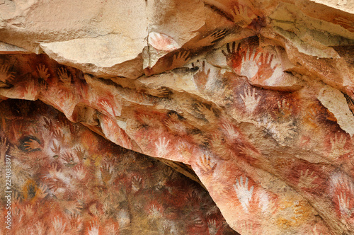 Arte rupestre - Cueva de las Manos - Argentina