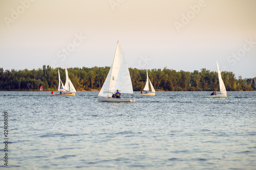 Evening dinghy regatta