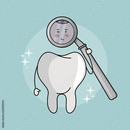Tooth funny cartoon