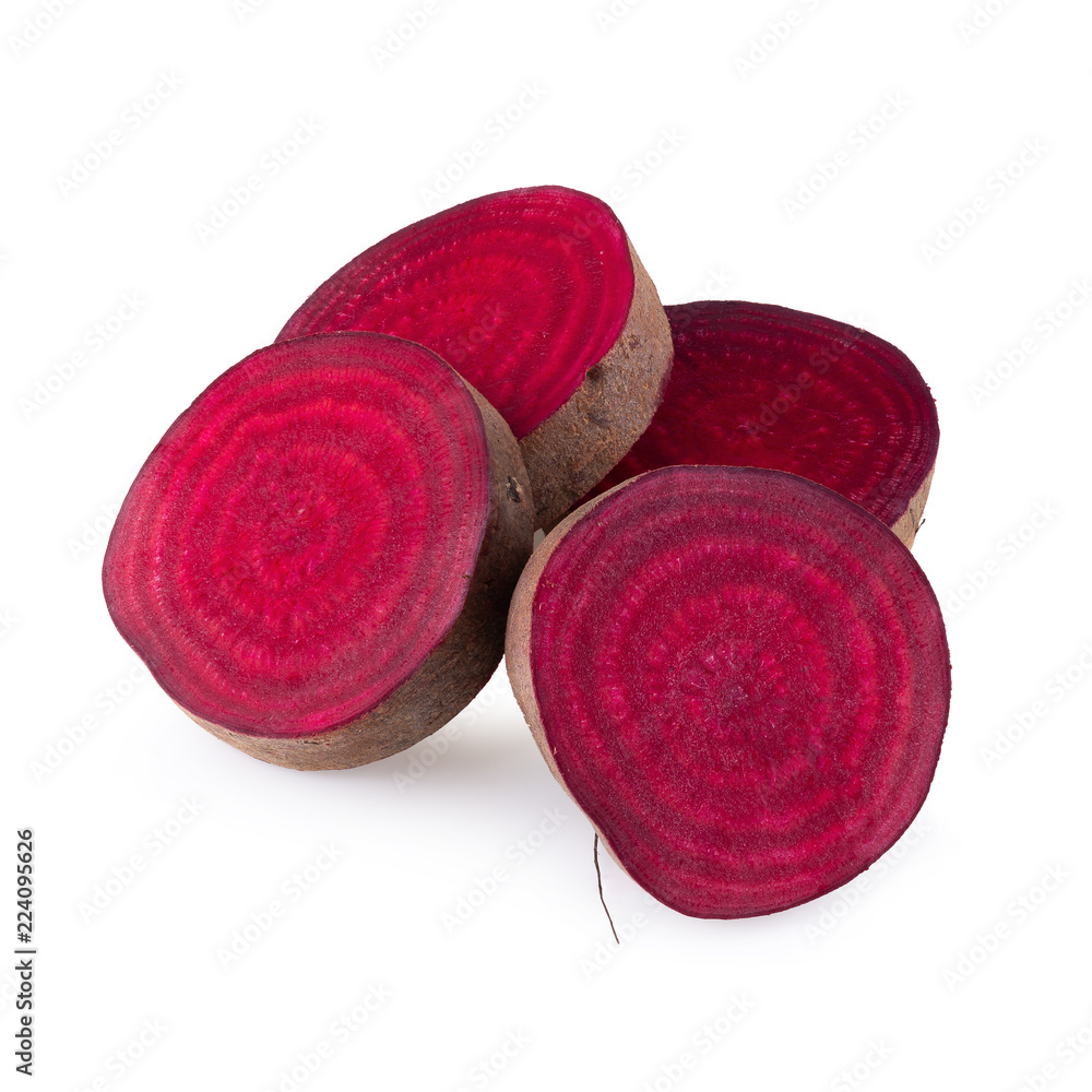 beetroot and beetroot slices isolated on white background with clipping path beetroot and beetroot slices isolated on white background with clipping path
