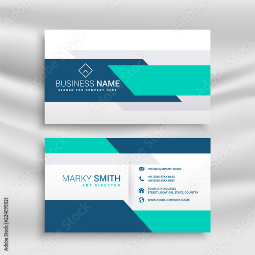 professional medical style business card