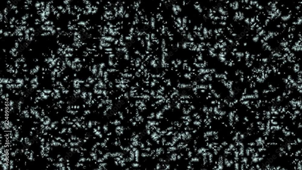Ice Freezing Animation of the Screen on black background Ice Freezing Animation of the Screen on black background