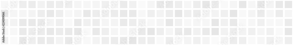 Abstract horizontal banner or background of big squares or pixels in white colors. Abstract horizontal banner or background of big squares or pixels in white colors.