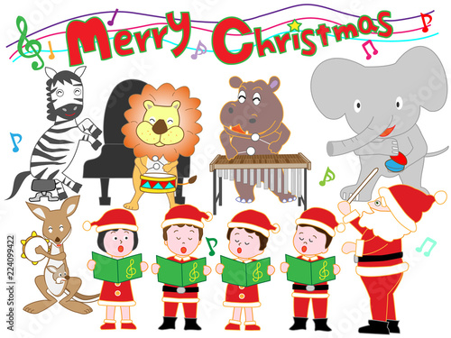 動物と子供たちのクリスマスコンサート
