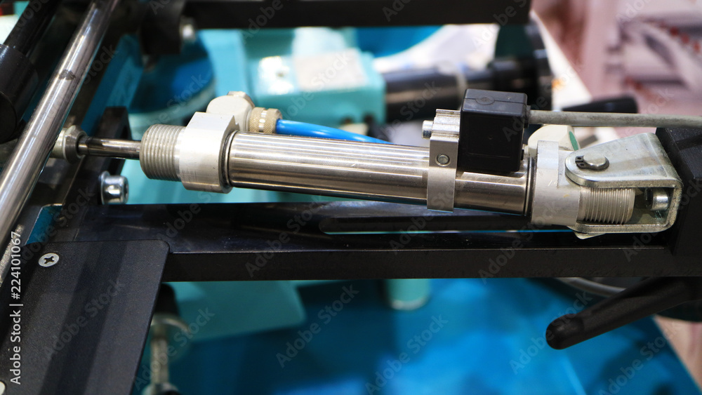 Pneumatic drive of a modern machine. Pneumatic drive of a modern machine.