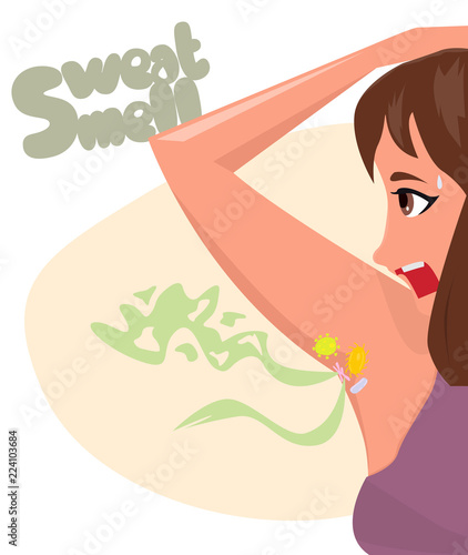 Armpit sweat smell
