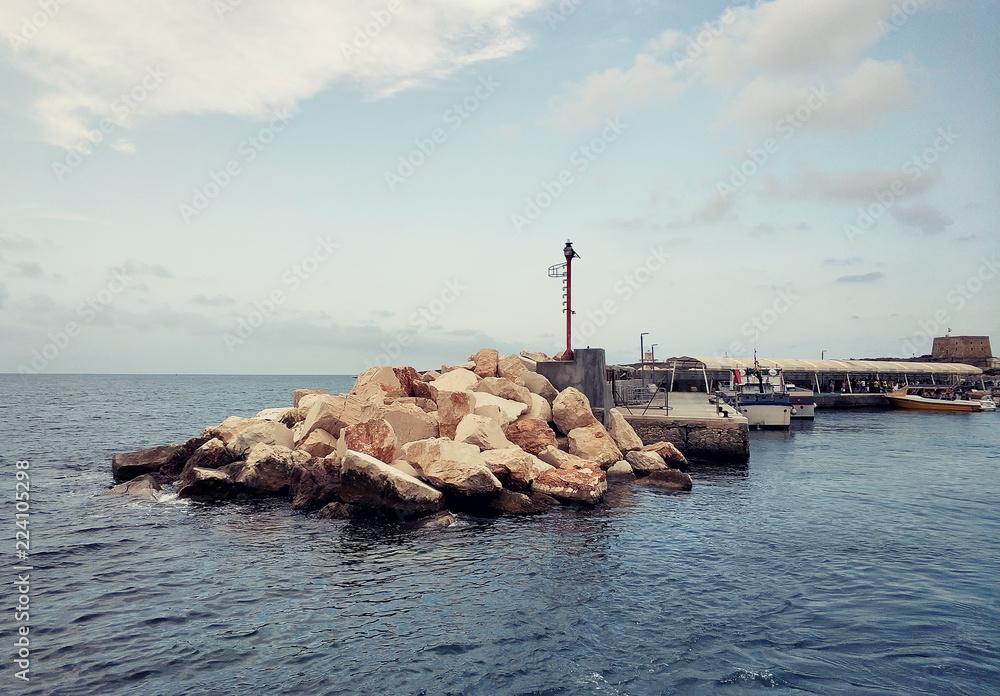Marina of Tabarca Island. Spain