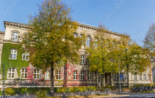 School building of the Max Planck Gymnasium in Gottingen, Germany