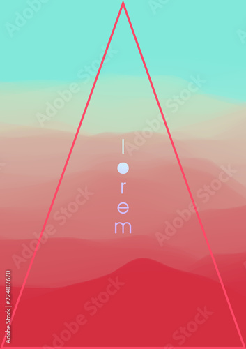 Colorful fluid dynamic wavy structure. Soft smooth gradient surface. Modern abstract illustration. Vivid iridescent clouds. Flowing digital vapor. Futuristic background for poster. Element of design.