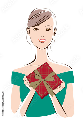 女性_クリスマスプレゼント