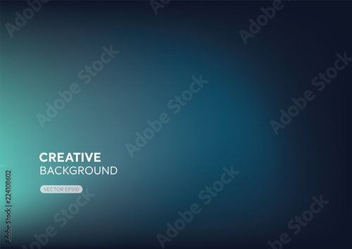 Modern minimal abstract gredient turquoise blue background