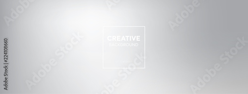 Modern minimal abstract gredient white smoky gray banner background