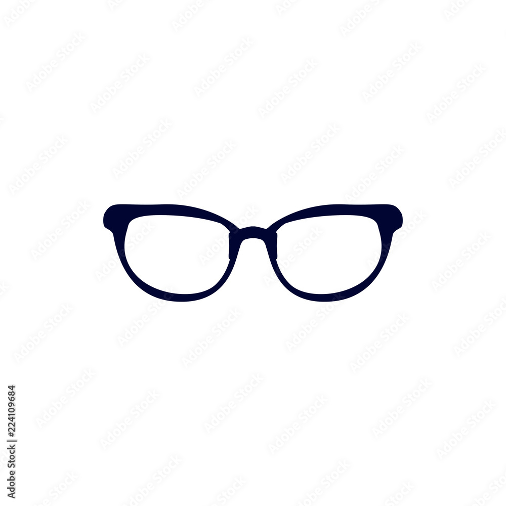glasses isolated on white background icon, vector illustration glasses isolated on white background icon, vector illustration