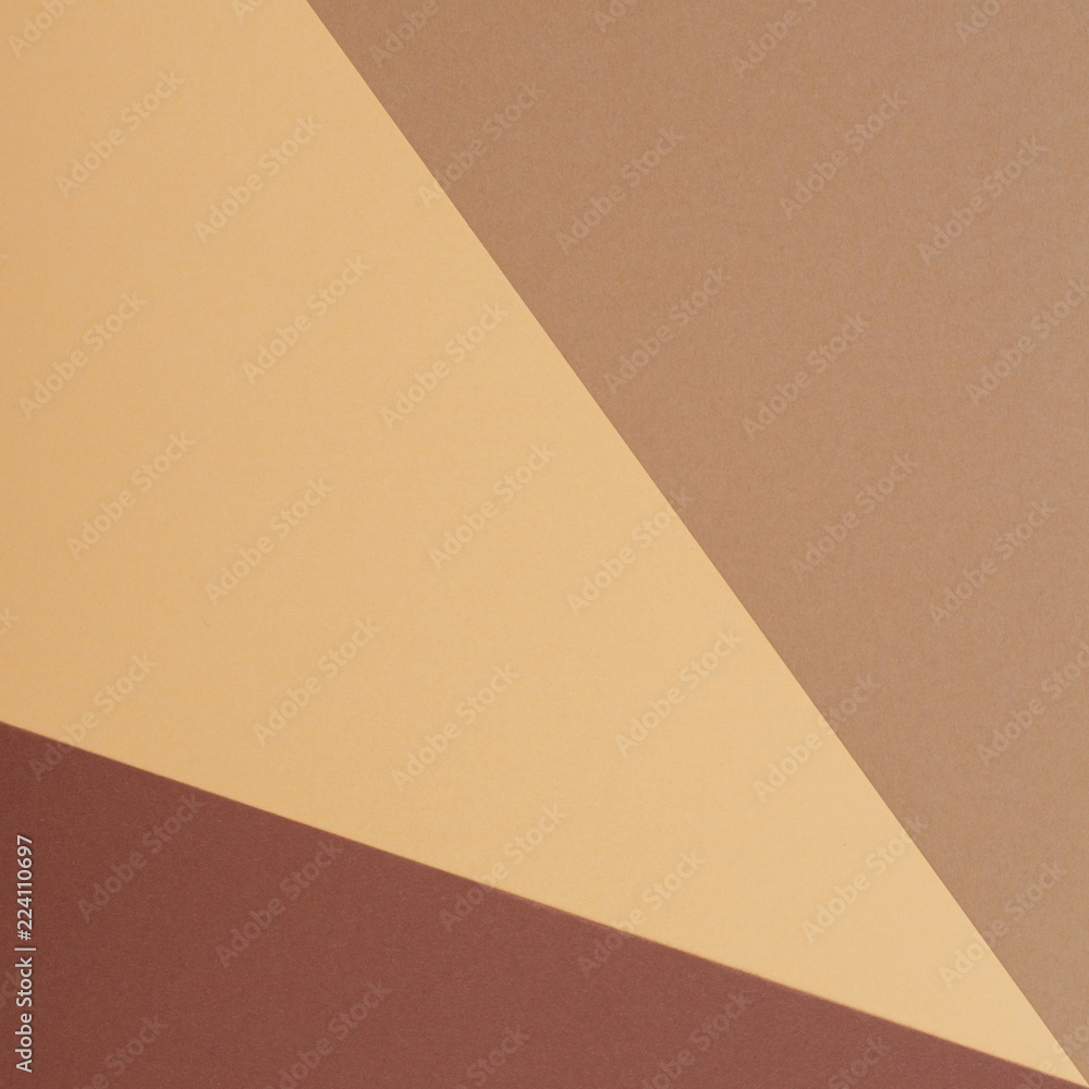 Abstract geometric shape beige yellow brown color paper background. Abstract geometric shape beige yellow brown color paper background.