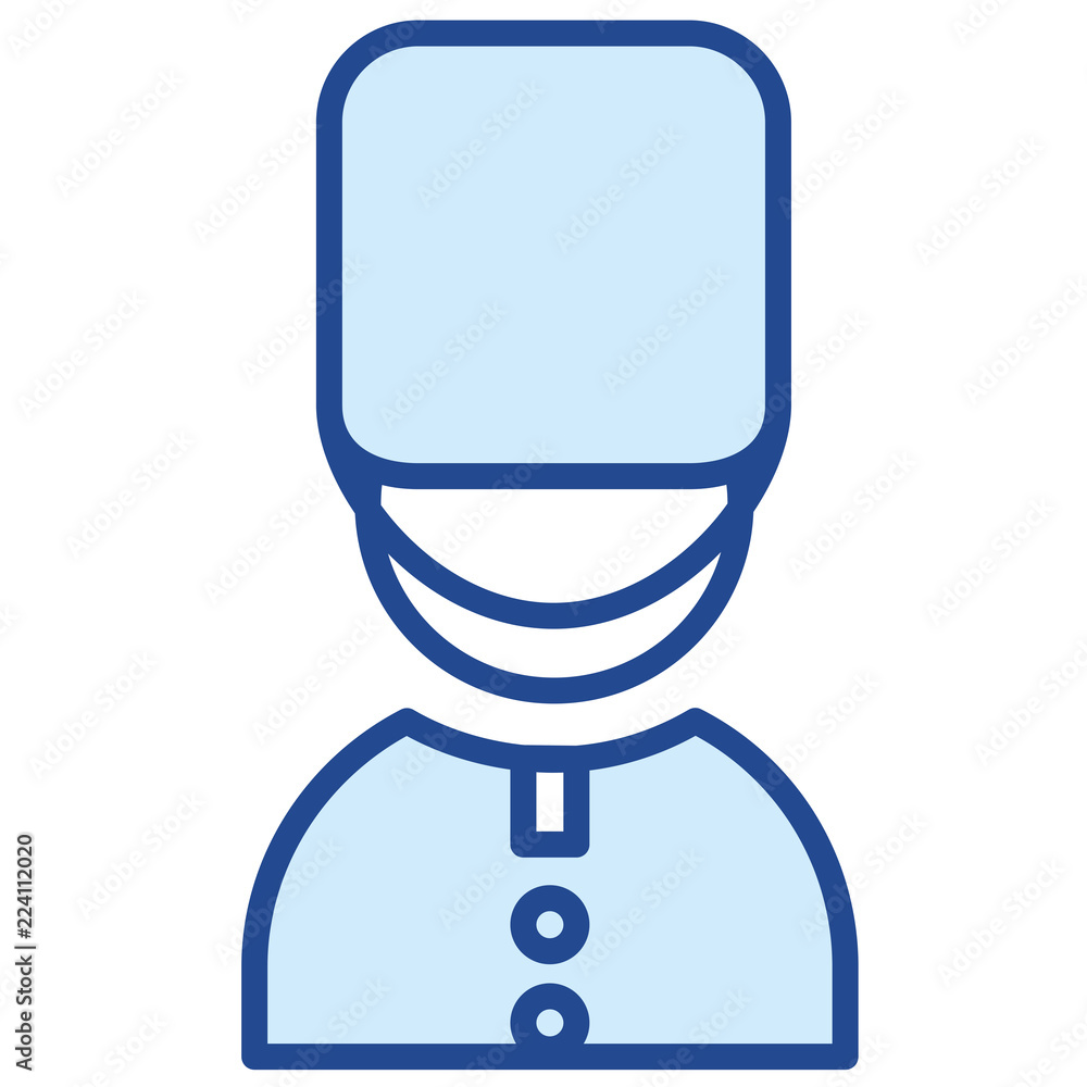 Queens Guard Vector icon Illustration Queens Guard Vector icon Illustration