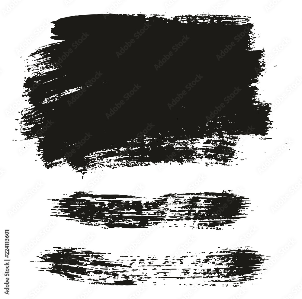 Paint Brush Background & Lines High Detail Abstract Vector Background Mix Set 41