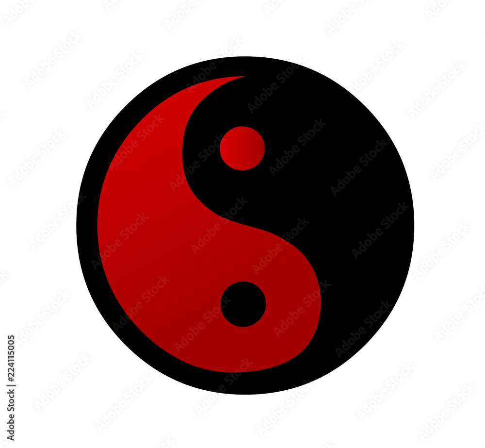 Yin and Yang sign vector Yin and Yang sign vector