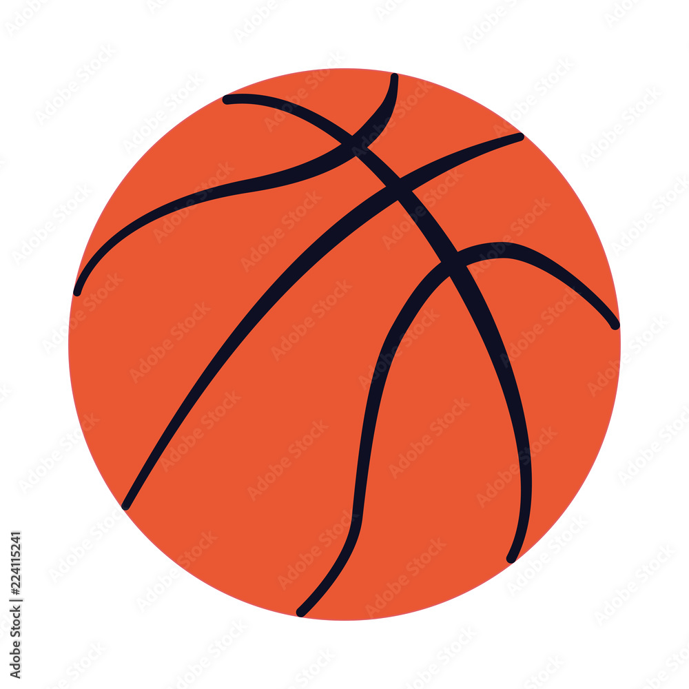 Basketball ball vector isolated simple clean design logo black normal lines orange white Basketball ball vector isolated simple clean design logo black normal lines orange white