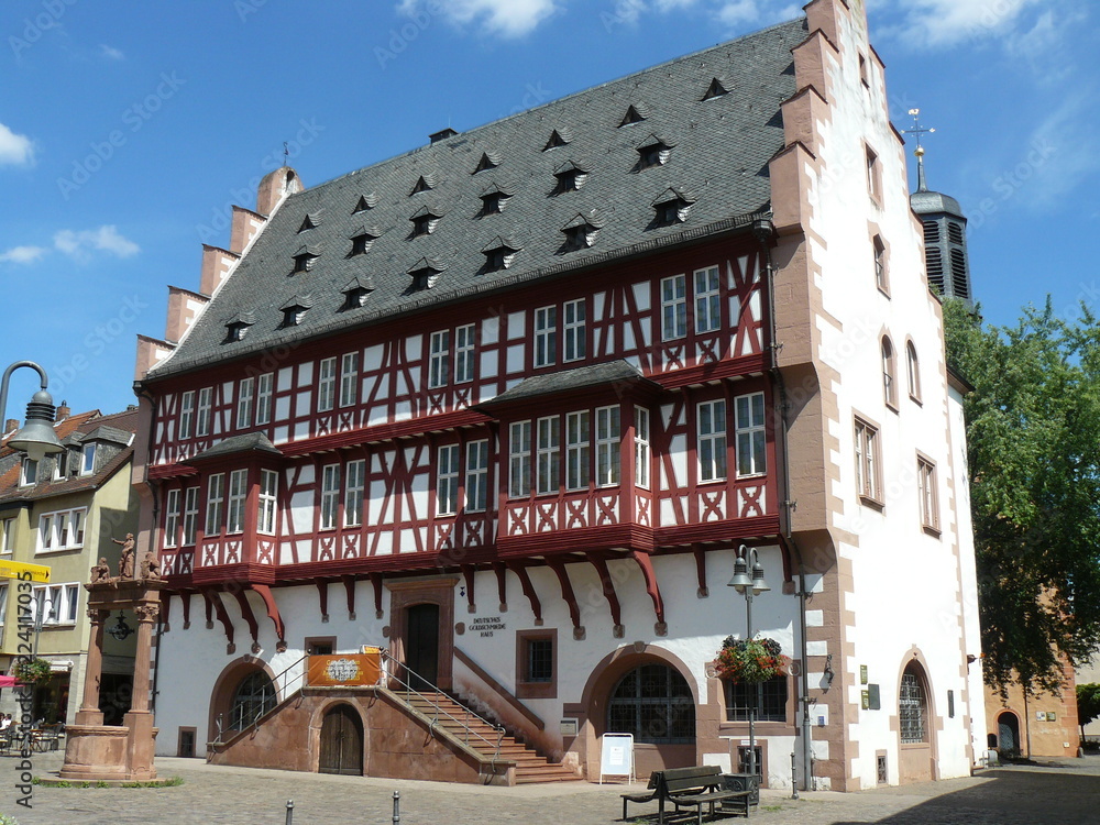 Altstädter Rathaus in Hanau Stock Photo | Adobe Stock