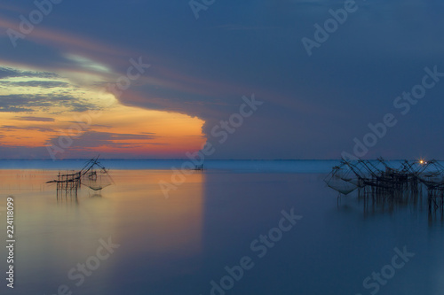 The landscape photo of Pakpra at Phatthalung Province, Thailand