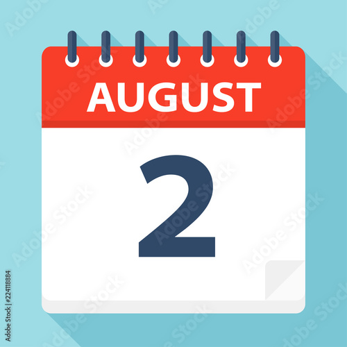 August 2 - Calendar Icon