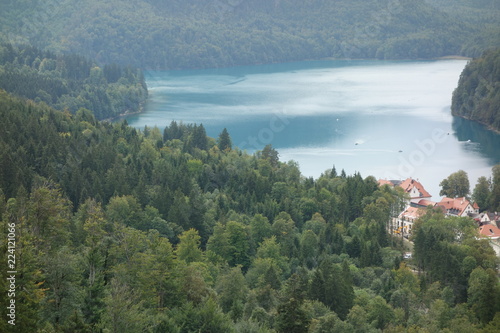 panoramic view of the lake