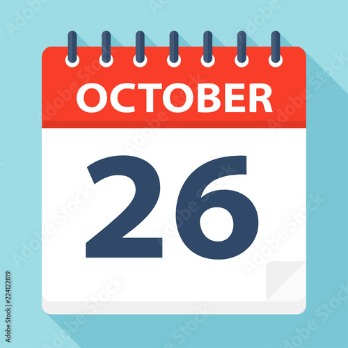 October 26 - Calendar Icon