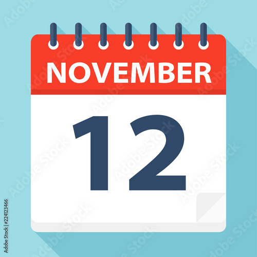 November 12 - Calendar Icon