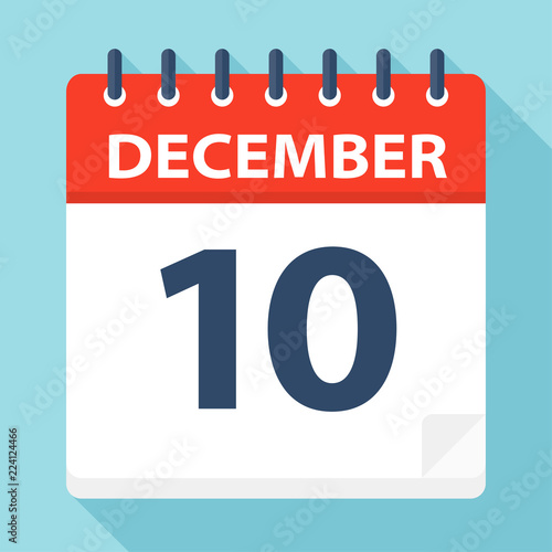 December 10 - Calendar Icon